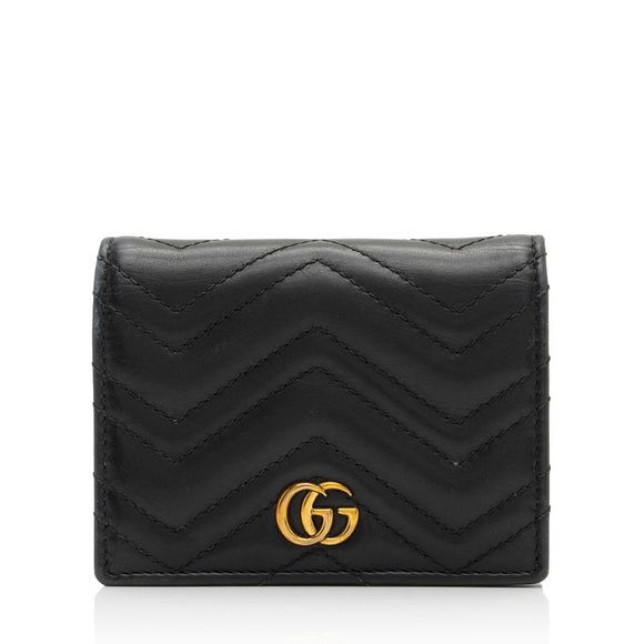 Gucci Accessories - Gucci Matelasse GG Marmont Card Case Wallet